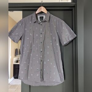 Men's Quicksilver button up shirt